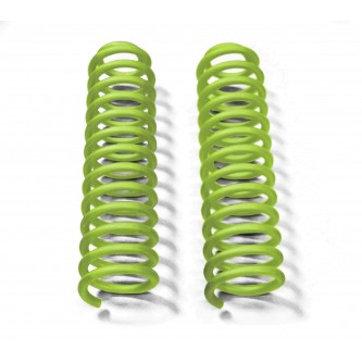 Jeep JK 2007-2018, 2.5 Inch Front Lift Springs.  Gecko Green.  Kit includes one pair of springs. Made in the USA.