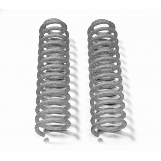 Jeep JK 2007-2018, 4.0 Inch Front Lift Springs.  Gray Hammertone.  Kit includes one pair of springs. Made in the USA.