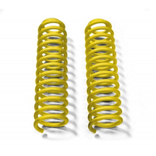 Jeep JK 2007-2018, 4.0 Inch Front Lift Springs.  Lemon Peel.  Kit includes one pair of springs. Made in the USA.