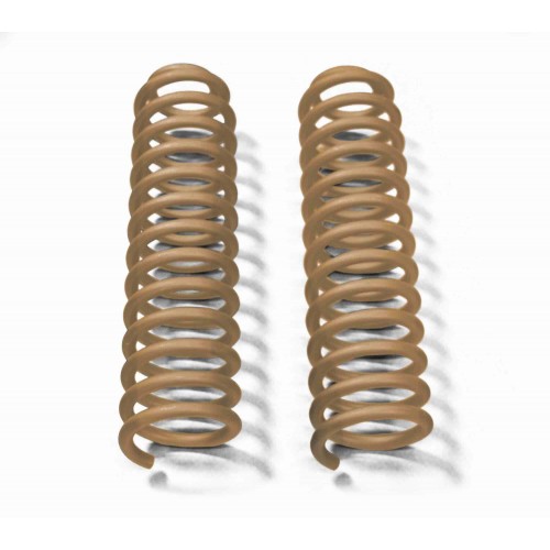 Jeep JK 2007-2018, 4.0 Inch Front Lift Springs.  Military Beige.  Kit includes one pair of springs. Made in the USA.