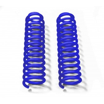 Jeep JK 2007-2018, 4.0 Inch Front Lift Springs.  Southwest Blue.  Kit includes one pair of springs. Made in the USA.