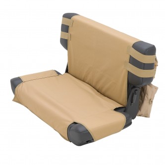 GEAR Rear Seat Cover MOLLE Tan for Jeep CJ Wrangler YJ TJ 1976-2006 Smittybilt