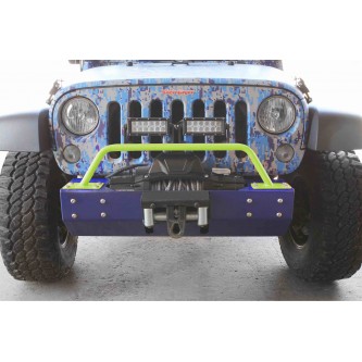 Gecko Green Short Bumper Light Bar For Jeep Wrangler JK 2007-2018 Steinjager J0046850