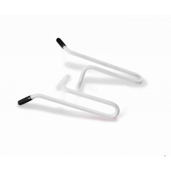 Jeep Wrangler TJ 1997-2006, Stationary Foot Rest Kit (TJ foot pegs), Cloud White. Made in the USA.
