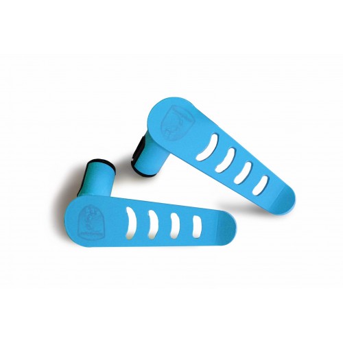 Steinjager: J0041283 Steinjager PLAYBOY BLUE Tube Design Foot Peg Kit Jeep Wrangler JK 2007-2015