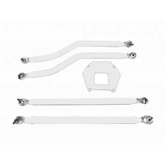 Polaris RZR XP 1000, 2013-2016, Rear Radius Arm High Clearance Kit, Steinjager. Made in the USA. Powder Coated Cloud White