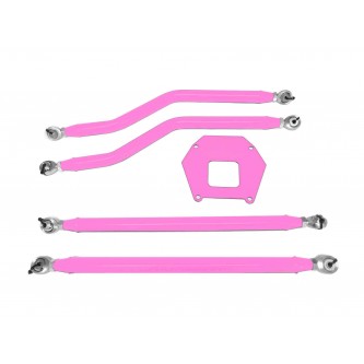 Polaris RZR XP 1000, 2013-2016, Rear Radius Arm High Clearance Kit, Steinjager. Made in the USA. Powder Coated Pinky