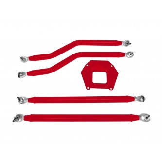 Polaris RZR XP 1000, 2013-2016, Rear Radius Arm High Clearance Kit, Steinjager. Made in the USA. Powder Coated Red Baron