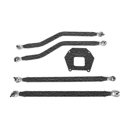 Polaris RZR XP 1000, 2013-2016, Rear Radius Arm High Clearance Kit, Steinjager. Made in the USA. Powder Coated Texturized Black