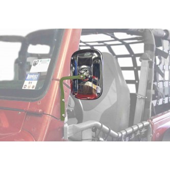 Locas Green A-Pillar Mirror Kit For Jeep Wrangler TJ 1997-2006 Steinjager J0047289