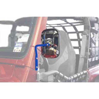 Southwest Blue A-Pillar Mirror Kit For Jeep Wrangler TJ 1997-2006 Steinjager J0047284