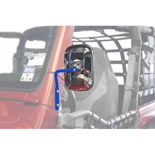 Southwest Blue A-Pillar Mirror Kit For Jeep Wrangler TJ 1997-2006 Steinjager J0047284