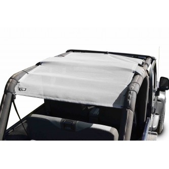 Gray Full Length Solar Screen Teddy Top for Jeep Wrangler LJ 04-06 Steinjager