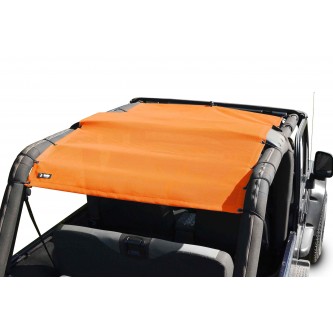 Steinjager Jeep Accessories and Suspension Parts: Orange Full Length Solar Screen Teddy Top For Jeep