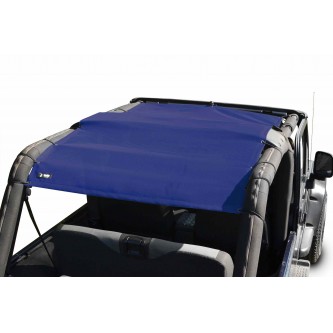 Steinjager Jeep Accessories and Suspension Parts: Blue Full Length Solar Screen Teddy Top For Jeep W