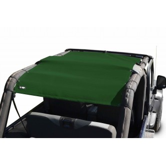 Steinjager Jeep Accessories and Suspension Parts: Dark Green Full Length Solar Screen Teddy Top For 