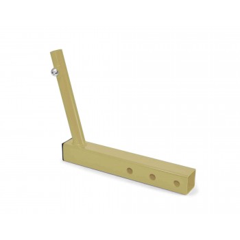 Hitch Mounted Single Flag Holder Kit, Powder Coated Military Beige. Made in the USA.