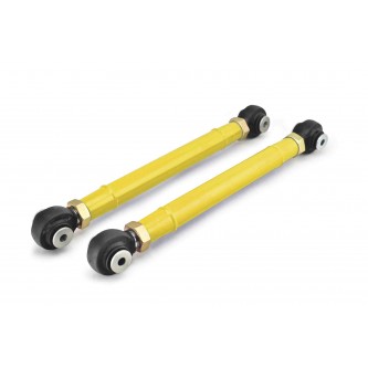 Jeep Wrangler TJ 1997-2006, Rear Lower Control Arm Kit, Double Adjustable, Heim/Heim.  Lemon Peel.  Made in the USA.