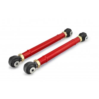 Jeep Wrangler TJ 1997-2006, Rear Lower Control Arm Kit, Double Adjustable, Heim/Heim.  Red Baron.  Made in the USA.