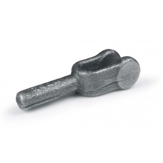 2811 Blank, Clevis and Yoke Ends, Male Blank Forging, 1/4 nominal size, Coined Eyes Bare Metal Forged Construction 