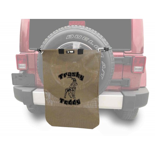 Trashy TeddyÂ®, Tan, Trashy TeddyÂ® Logo in Black.  Made in the USA. Fits the Jeep JK Wrangler.