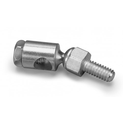 DC-4C-437-320, Ball Joints, Male, 1/4-20 RH Housing, 1/4-20 RH Stud Damper Control Set Screw Style 