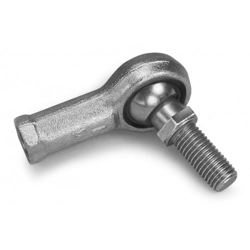 MPFL-4S, Bearings, Spherical Rod End, Female, 1/4-28 LH, Steel Housing, Nylon Race with Integral Ball Stud  