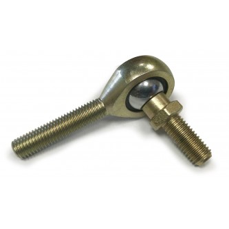 MPM-4S, Bearings, Spherical Rod End, Male, 1/4-28 RH, Steel Housing, Nylon Race 0.251 Bore with Integral Ball Stud 