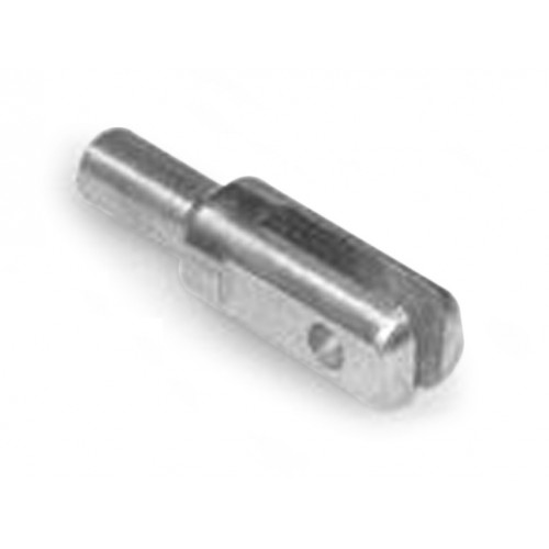 PWF-5-527-313, Clevis and Yoke Ends, Male, 0.5270 Stem Diameter, 0.3125 Pin Holes Chrome Moly Weld-In Style 