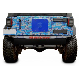 Jeep Wrangler, JK 2007-2018, Rear Bumper. Bare. Made in the USA.