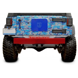 Jeep Wrangler, JK 2007-2018, Rear Bumper.  Red Baron. Made in the USA.