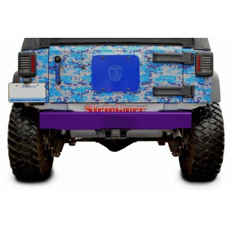 Jeep Wrangler, JK 2007-2018, Rear Bumper.  Sinbad Purple. Made in the USA.