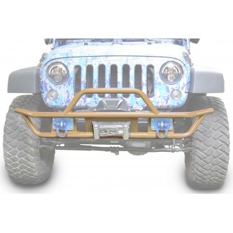 Jeep Wrangler JK 2007-2018, Front Tube Bumper, Military Beige.  Made in the USA.