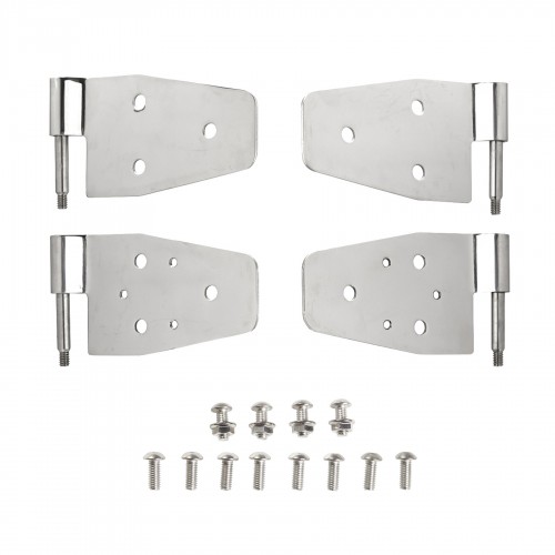 Smittybilt Stainless Full or Half Door Hinge Set for Jeep Wrangler YJ TJ 87-06