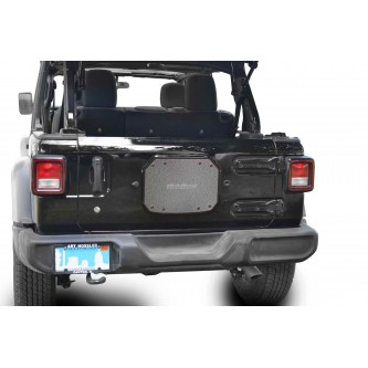Tailgate Spare Tire Delete Plate for Jeep Wrangler JL 2018 Steinjager 18 Colors![Gray Hammertone]