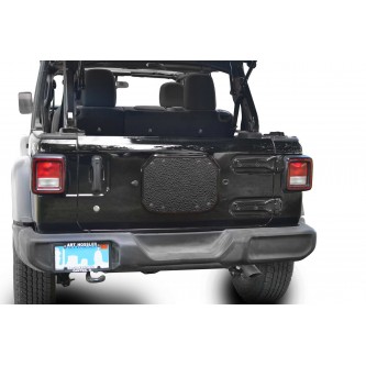 Tailgate Spare Tire Delete Plate for Jeep Wrangler JL 2018 Steinjager 18 Colors![Textured Black]