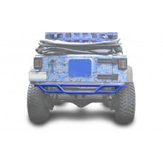 Jeep Wrangler JK, 2007-2018.  Rear Tube Bumper, Southwest Blue.  Made in the USA.