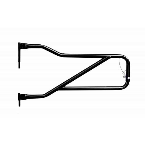 Jeep JT Gladiator Trail Tube Doors, 2019 - Present, Front Tube Door Kit, Black.  Made in the USA.