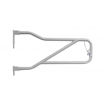Jeep JT Gladiator Trail Tube Doors, 2019 - Present, Front Tube Door Kit, Gray Hammertone.  Made in the USA.
