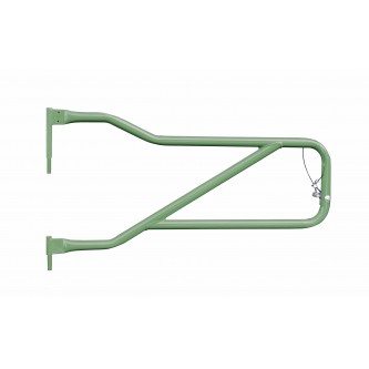 Jeep JT Gladiator Trail Tube Doors, 2019 - Present, Front Tube Door Kit, Locas Green.  Made in the USA.
