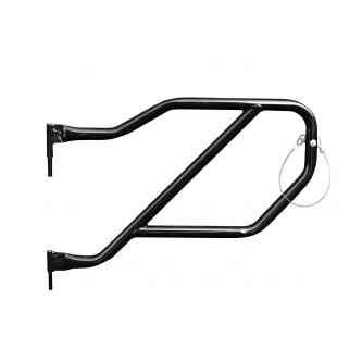 Jeep JT Gladiator Trail Tube Doors, 2019 - Present, Rear Tube Door Kit, Black.  Made in the USA.