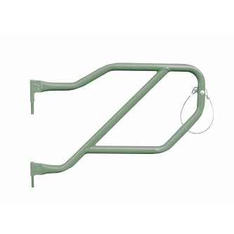 Jeep JT Gladiator Trail Tube Doors, 2019 - Present, Rear Tube Door Kit, Locas Green.  Made in the USA.
