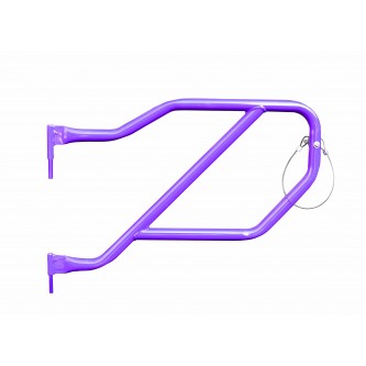 Jeep JT Gladiator Trail Tube Doors, 2019 - Present, Rear Tube Door Kit, Sinbad Purple.  Made in the USA.