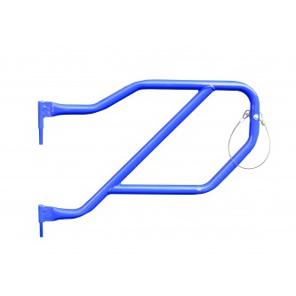 Jeep JT Gladiator Trail Tube Doors, 2019 - Present, Rear Tube Door Kit, Southwest Blue.  Made in the USA.