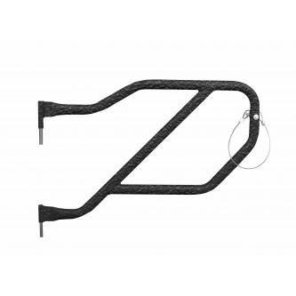 Jeep JT Gladiator Trail Tube Doors, 2019 - Present, Rear Tube Door Kit, Texturized Black.  Made in the USA.