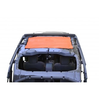 Orange Front Seat Solar Screen Teddy Top for Jeep Wrangler JL 2018 Steinjager