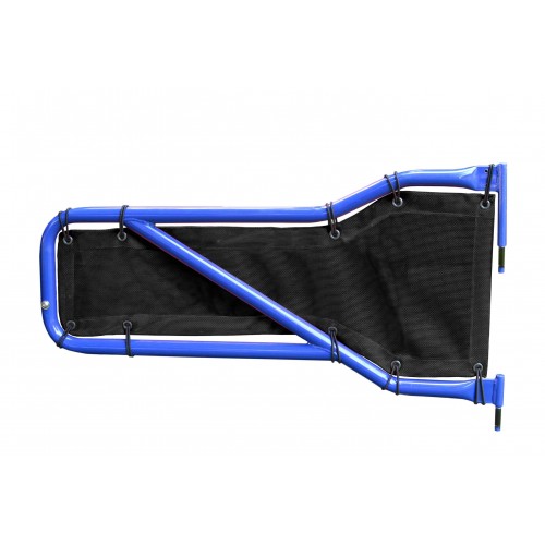 Jeep JT 2019-Present, Tube Door Mesh Cover Kit, Front Doors Only, Black. Made in the USA.