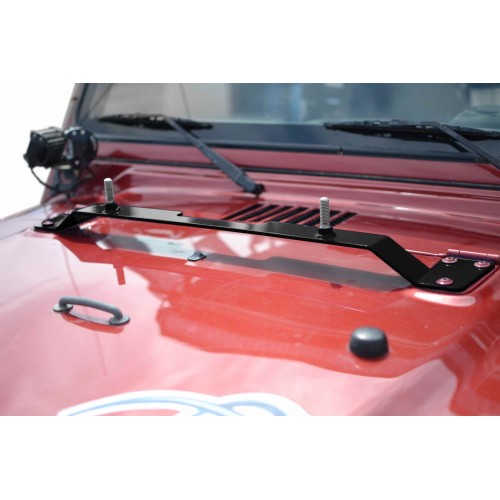 Bare Metal High Lift Jack Hood Mount For Jeep Wrangler TJ 1997-2006 Steinjager J0048286