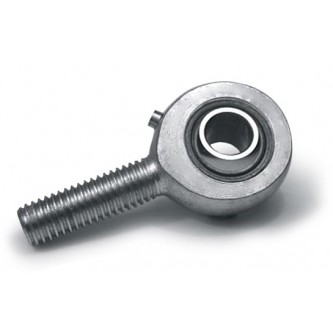 MEM-6, Bearings, Spherical Rod End, Male, 3/8-24 RH, Steel Housing, Hardened Race 0.376 Bore  