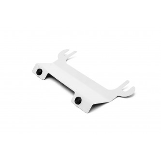 Cloud White License Plate Relocation Hawse Fairlead Bracket for Jeep Wrangler JK 2007-2018 Steinjage